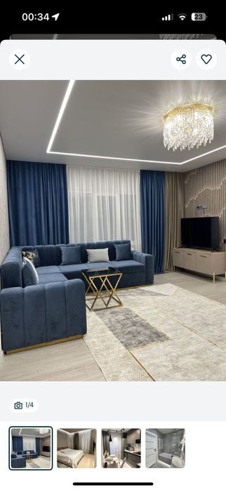 2-xonali kvartira, 60 m², Toshkent, Yunusobod tumani, ijaraga
