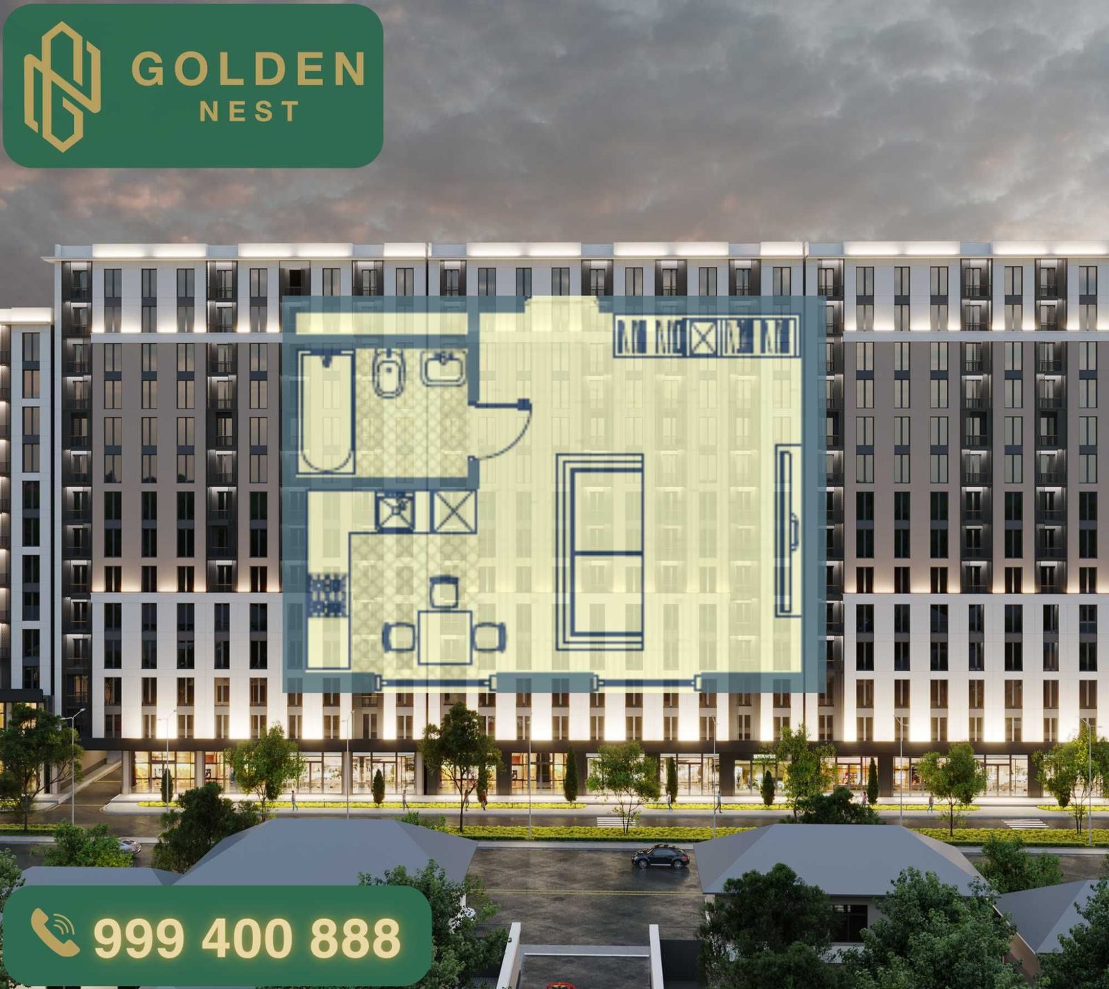 1-xonali kvartira, 30 m², Toshkent, Yunusobod tumani, sotuvga
