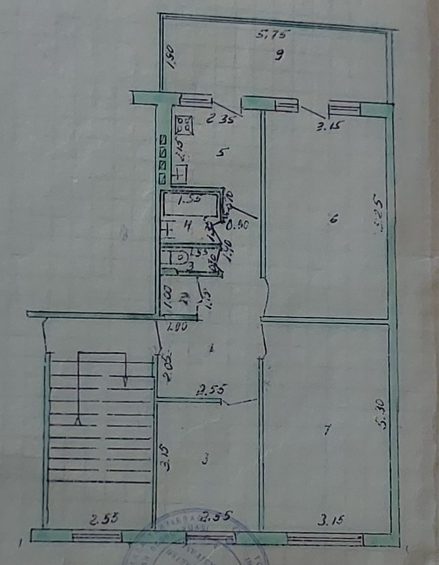 3-xonali kvartira, 70 m², Toshkent, Yunusobod tumani, sotuvga