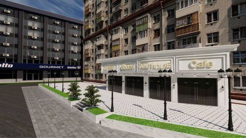 Паркентский Базар Джиотто | 190 кв.м, нежилое помещение вдоль дороги